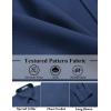 imageCOOFANDY Mens Dress Shirts Long Sleeve Wrinkle Free Shirt Textured Business Casual Button Down ShirtDeep Blue