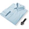 imageCOOFANDY Mens Dress Shirts Long Sleeve Wrinkle Free Shirt Textured Business Casual Button Down ShirtLight Blue