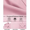 imageCOOFANDY Mens Dress Shirts Long Sleeve Wrinkle Free Shirt Textured Business Casual Button Down ShirtLight Pink