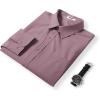 imageCOOFANDY Mens Dress Shirts Long Sleeve Wrinkle Free Shirt Textured Business Casual Button Down ShirtLilac