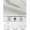 imageCOOFANDY Mens Dress Shirts Long Sleeve Wrinkle Free Shirt Textured Business Casual Button Down ShirtWhite