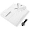 imageCOOFANDY Mens Dress Shirts Long Sleeve Wrinkle Free Shirt Textured Business Casual Button Down ShirtWhite