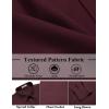 imageCOOFANDY Mens Dress Shirts Long Sleeve Wrinkle Free Shirt Textured Business Casual Button Down ShirtWine Red