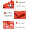 imageCOOFANDY Mens Fashion Shawl Collar Pullover Casual Long Sleeve Knitted Sweater SweatshirtsChristmasred