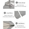 imageCOOFANDY Mens Fashion Shawl Collar Pullover Casual Long Sleeve Knitted Sweater SweatshirtsSweatshirtgray