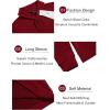 imageCOOFANDY Mens Fashion Shawl Collar Pullover Casual Long Sleeve Knitted Sweater SweatshirtsSweatshirtwine Red