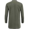 imageCOOFANDY Mens Linen Henley Shirts Long Sleeve Collarless TShirts Longline Kurta Beach Shirts with PocketArmy Green