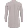 imageCOOFANDY Mens Linen Henley Shirts Long Sleeve Collarless TShirts Longline Kurta Beach Shirts with PocketGrey