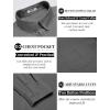 imageCOOFANDY Mens Long Sleeve Button Down Shirts Casual Cotton Linen Shirts Summer Beach Shirt with PocketDark Grey
