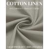 imageCOOFANDY Mens Long Sleeve Button Down Shirts Casual Cotton Linen Shirts Summer Beach Shirt with PocketLight Grey