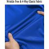 imageCOOFANDY Mens Long Sleeve Button Down Wrinkle Free Shirt Casual Untucked Stretch Dress ShirtsSnorkel Blue