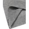 imageCOOFANDY Mens Quarter Zip Pullover Sweater Casual Zip Up Polo Sweater KnitLight Grey and White Snowflake