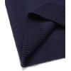 imageCOOFANDY Mens Quarter Zip Pullover Sweater Casual Zip Up Polo Sweater KnitNavy Blue and Christmas Tree