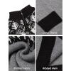 imageCOOFANDY Mens Quarter Zip Pullover Sweater Casual Zip Up Polo Sweater KnitPat1 Christmas