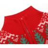 imageCOOFANDY Mens Quarter Zip Pullover Sweater Casual Zip Up Polo Sweater KnitRed Deer