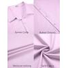 imageCOOFANDY Mens Short Sleeve Button Down Casual Shirts for Men Summer Untucked ShirtsLavender Frost