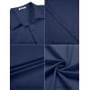 imageCOOFANDY Mens Short Sleeve Button Down Casual Shirts for Men Summer Untucked ShirtsMedieval Blue