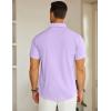 imageCOOFANDY Mens Short Sleeve Button Down Casual Shirts for Men Summer Untucked ShirtsPurple Rose