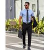 imageCOOFANDY Mens Short Sleeve Dress Shirts Casual Button Down Wrinkle Free Regular Fit Business Untucked ShirtsAngel Falls