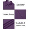 imageCOOFANDY Mens Short Sleeve Dress Shirts Casual Button Down Wrinkle Free Regular Fit Business Untucked ShirtsCrown Jewel
