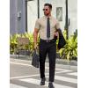 imageCOOFANDY Mens Short Sleeve Dress Shirts Casual Button Down Wrinkle Free Regular Fit Business Untucked ShirtsSesame