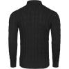 imageCOOFANDY Mens Slim Fit Turtleneck Sweater Casual Twisted Knitted Pullover Sweaters01black