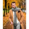 imageCOOFANDY Mens Slim Fit Turtleneck Sweater Casual Twisted Knitted Pullover Sweaters01white