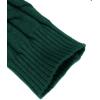imageCOOFANDY Mens Slim Fit Turtleneck Sweater Casual Twisted Knitted Pullover SweatersGreen