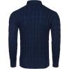 imageCOOFANDY Mens Slim Fit Turtleneck Sweater Casual Twisted Knitted Pullover SweatersNavy Blue