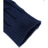 imageCOOFANDY Mens Slim Fit Turtleneck Sweater Casual Twisted Knitted Pullover SweatersNavy Blue