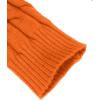 imageCOOFANDY Mens Slim Fit Turtleneck Sweater Casual Twisted Knitted Pullover SweatersOrange
