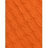 imageCOOFANDY Mens Slim Fit Turtleneck Sweater Casual Twisted Knitted Pullover SweatersOrange