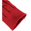 imageCOOFANDY Mens Slim Fit Turtleneck Sweater Casual Twisted Knitted Pullover SweatersRed