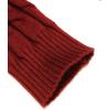 imageCOOFANDY Mens Slim Fit Turtleneck Sweater Casual Twisted Knitted Pullover SweatersWine Red