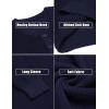 imageCOOFANDY Mens Waffle Henley Shirts Crewneck Lightweight Sweater Long Sleeve Causal Knitted Pullover T ShirtNavy
