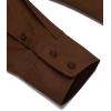 imageCOOFANDY Mens Western Shirts Long Sleeve Embroideres Cowboy Shirts Casual Button Down Shirt01coffeepattern1