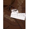imageCOOFANDY Mens Western Shirts Long Sleeve Embroideres Cowboy Shirts Casual Button Down Shirt01coffeepattern1