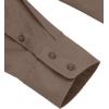 imageCOOFANDY Mens Western Shirts Long Sleeve Embroideres Cowboy Shirts Casual Button Down ShirtKhaki Pattern1