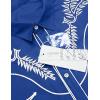 imageCOOFANDY Mens Western Shirts Long Sleeve Embroideres Cowboy Shirts Casual Button Down ShirtRoyal Bluewhite