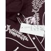 imageCOOFANDY Mens Western Shirts Long Sleeve Embroideres Cowboy Shirts Casual Button Down ShirtWine Redwhite