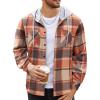Plaid-orange & Khaki