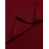 imageCOOFANDY Long Hooded Cardigan Ruffle Shawl Collar Open Front Lightweight Drape Cape Overcoat with PocketsWine Red