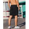 imageCOOFANDY Mens 2 Pack Gym Workout Shorts 7 Inch Lightweight Athletic Shorts Quick Dry Running Shorts with PocketsBlack