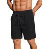 imageCOOFANDY Mens 2 Pack Gym Workout Shorts 7 Inch Lightweight Athletic Shorts Quick Dry Running Shorts with PocketsBlack