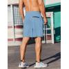 imageCOOFANDY Mens 2 Pack Gym Workout Shorts 7 Inch Lightweight Athletic Shorts Quick Dry Running Shorts with PocketsDark GreyLight Blue