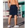 imageCOOFANDY Mens 2 Pack Gym Workout Shorts 7 Inch Lightweight Athletic Shorts Quick Dry Running Shorts with PocketsDark GreyNavy Blue
