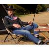 imageCOOFANDY Mens Casual American Flag Button Down Shirts Slim Fit Long Sleeve ShirtBlack