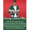 imageCOOFANDY Mens Christmas Cardigans Ugly Xmas Sweaters Reindeer Snowflake Shawl Collar Knitted Cardigan SweaterA  Green  B