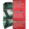 imageCOOFANDY Mens Christmas Cardigans Ugly Xmas Sweaters Reindeer Snowflake Shawl Collar Knitted Cardigan SweaterA  Green  C
