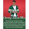 imageCOOFANDY Mens Christmas Cardigans Ugly Xmas Sweaters Reindeer Snowflake Shawl Collar Knitted Cardigan SweaterA  Green  C